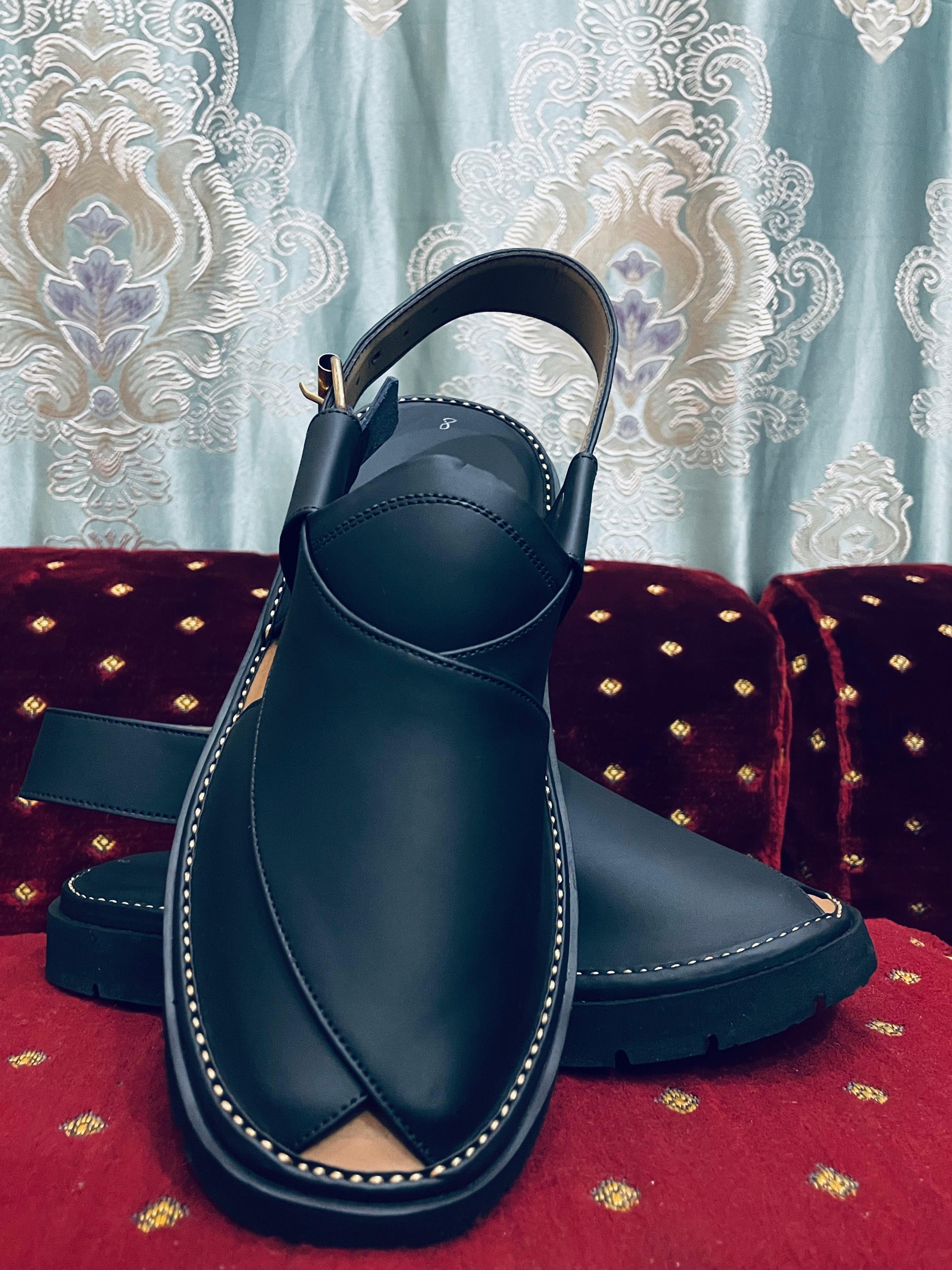 Kaptaan Chappal – Premium Full Leather Peshawari Sandal for Men | High Kurram Leather Handmade Chappal