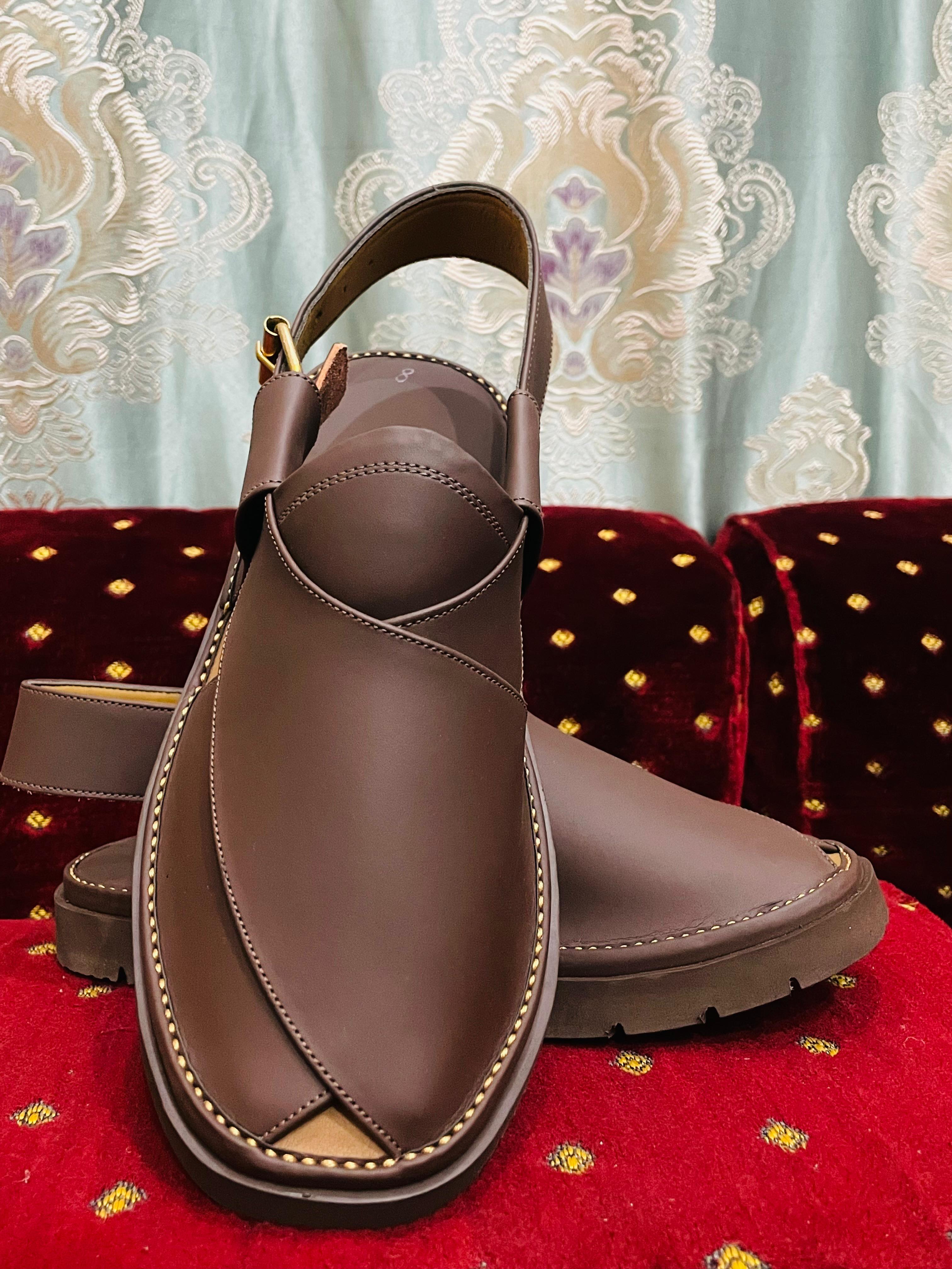 Kaptaan Chappal – Premium Full Leather Peshawari Sandal for Men | High Kurram Leather Handmade Chappal