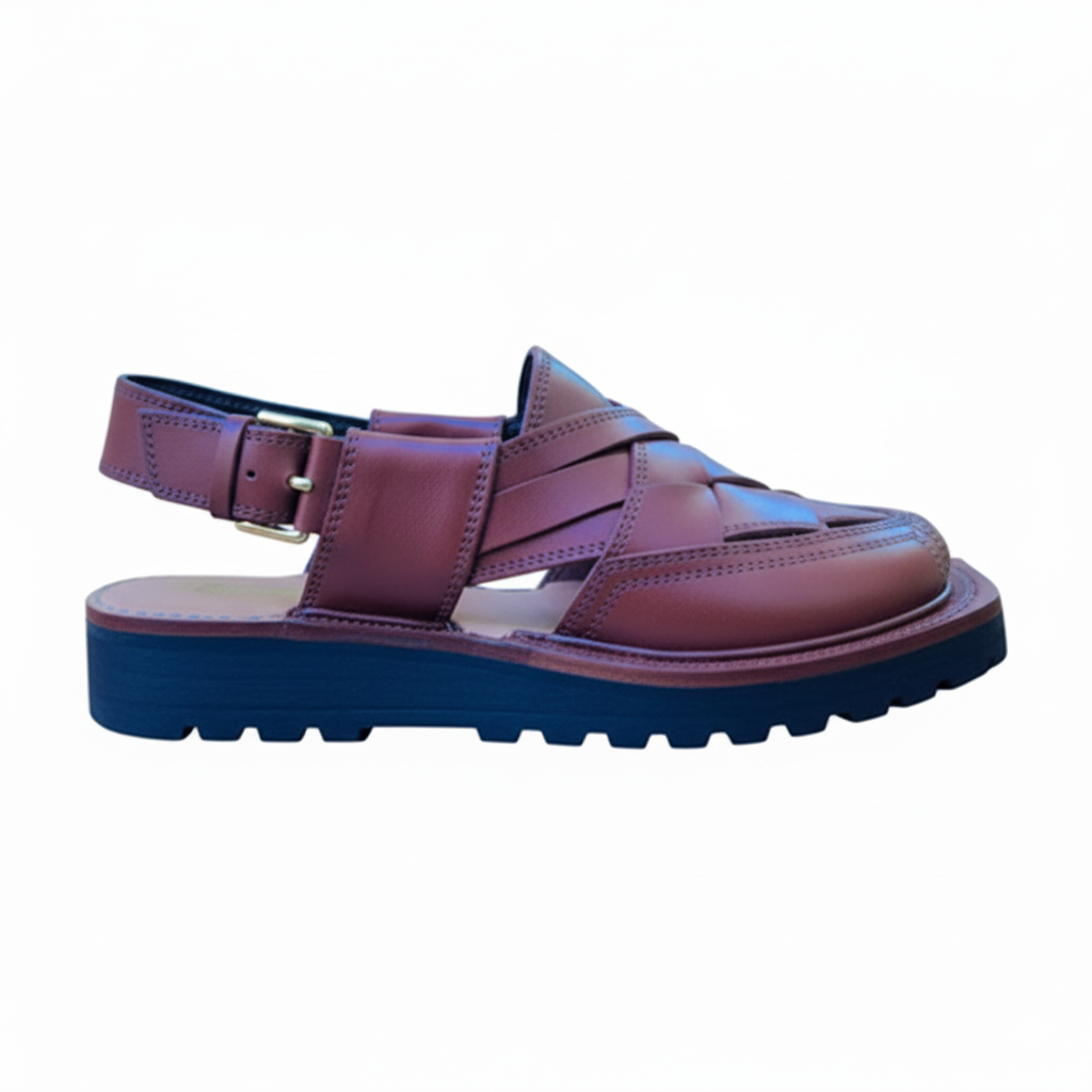 Premium Handmade Narozi Chappal – Dark Brown | Pure Leather