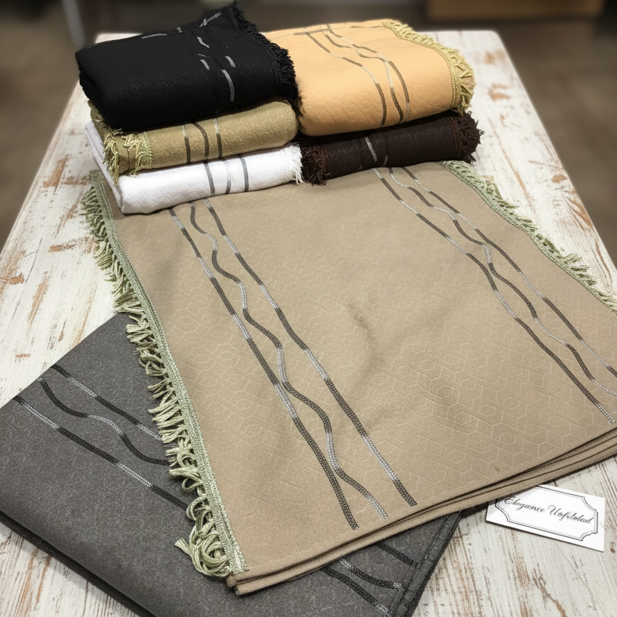 Luxury Camel Winter Fleece Fabric - Made in Kuwait, Imported